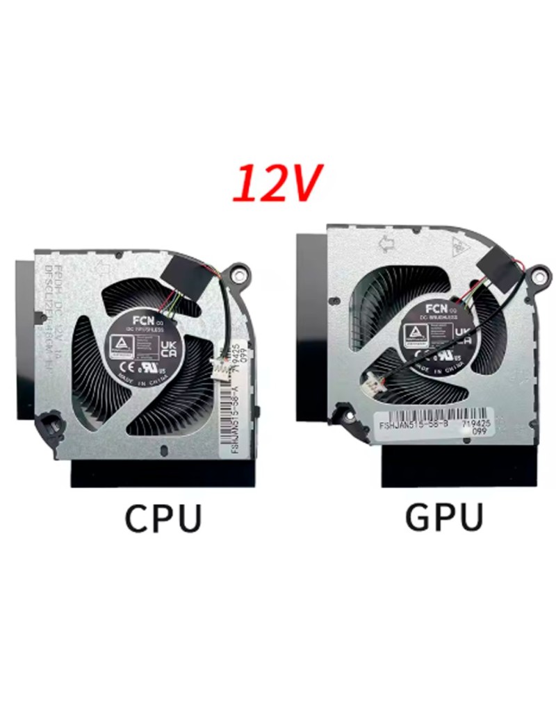 Ventilador De Gpu Y Cpu 12v Acer An515-45/46/55