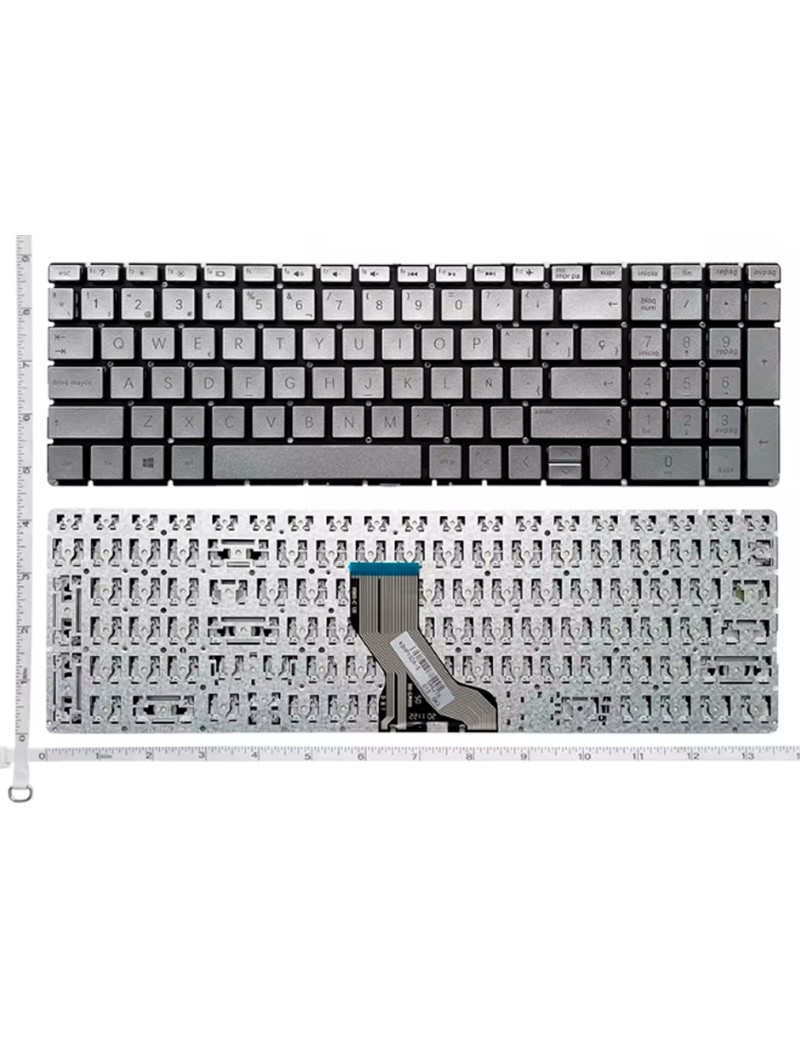Teclado Hp 15-da 15-db 15-dx 15-cw 15-dw 15-cs 250 255 G7 Plateado Español España