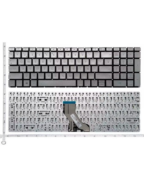Teclado Hp 15-da 15-db 15-dx 15-cw 15-dw 15-cs 250 255 G7 Plateado Español España