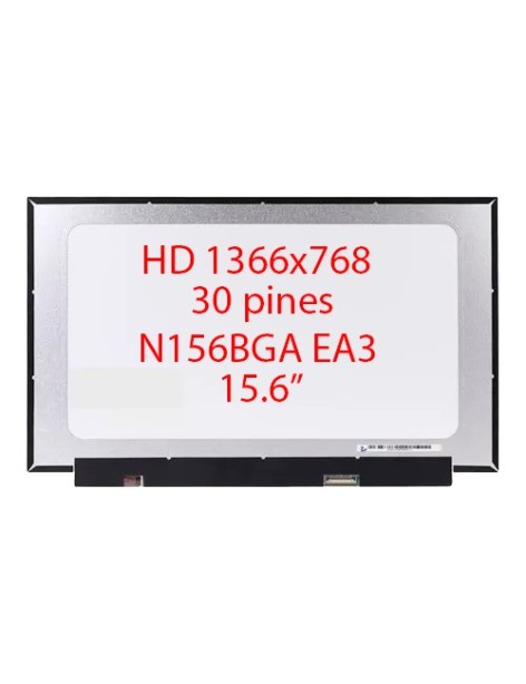 Pantalla Notebook 15.6" Hd 1366x768 30 Pines Sin Ganchos